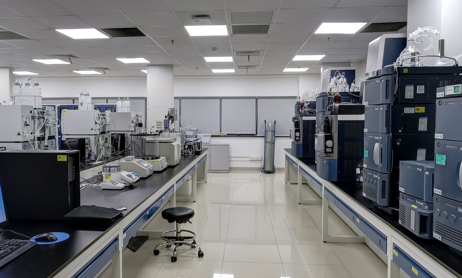 Quality control laboratory supporting catalog materials
